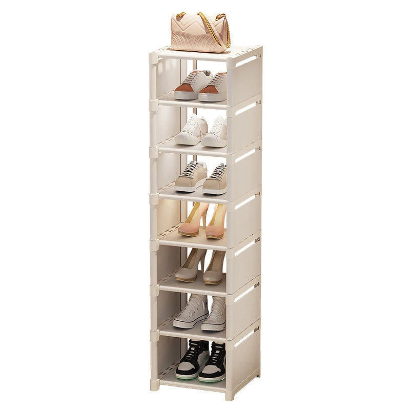 Multiple Layers Shoe Organizer Shoe Rack Space Saving Rack For Wall Corner Stackable Shelf Adjustable Shoe Cabinet