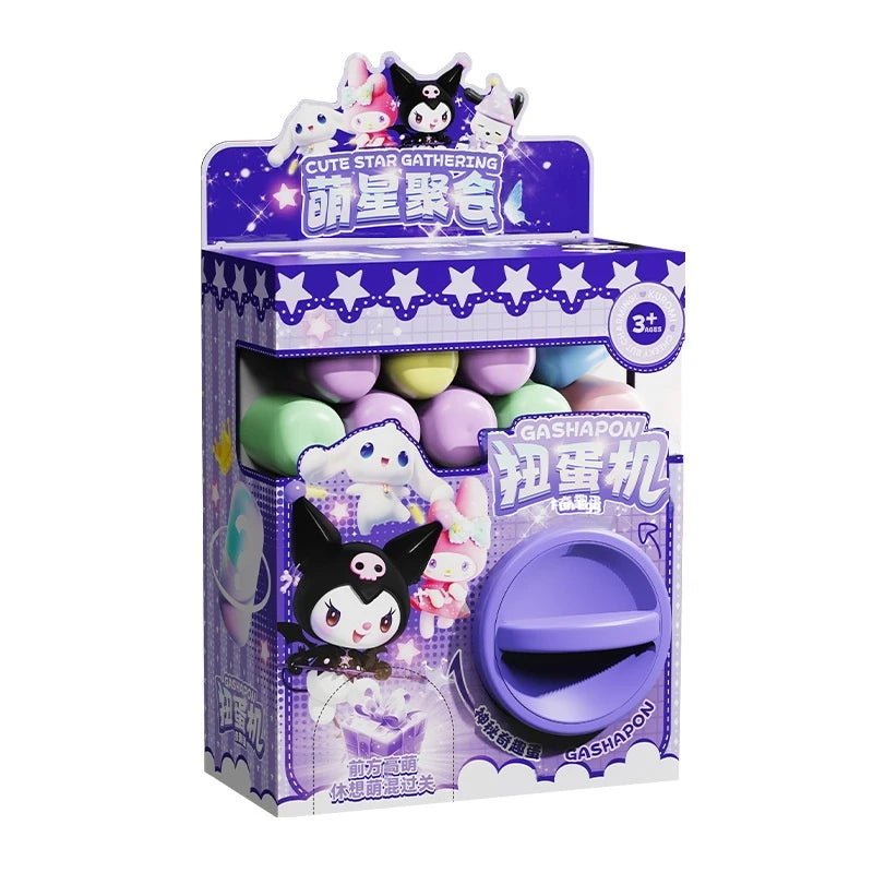 children's new Hello Kitty DIY egg twisting machine blind box toy Sanrio surprise mini claw doll game machine toy children gift